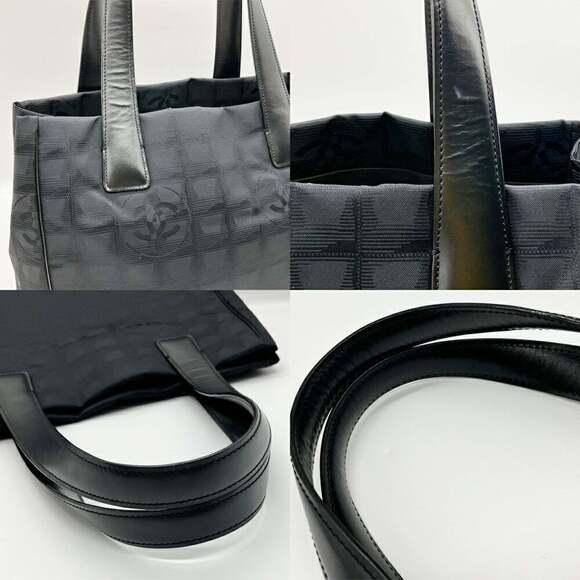 CHANEL Black Canvas Shoulder Bag - Picture 4 of 5